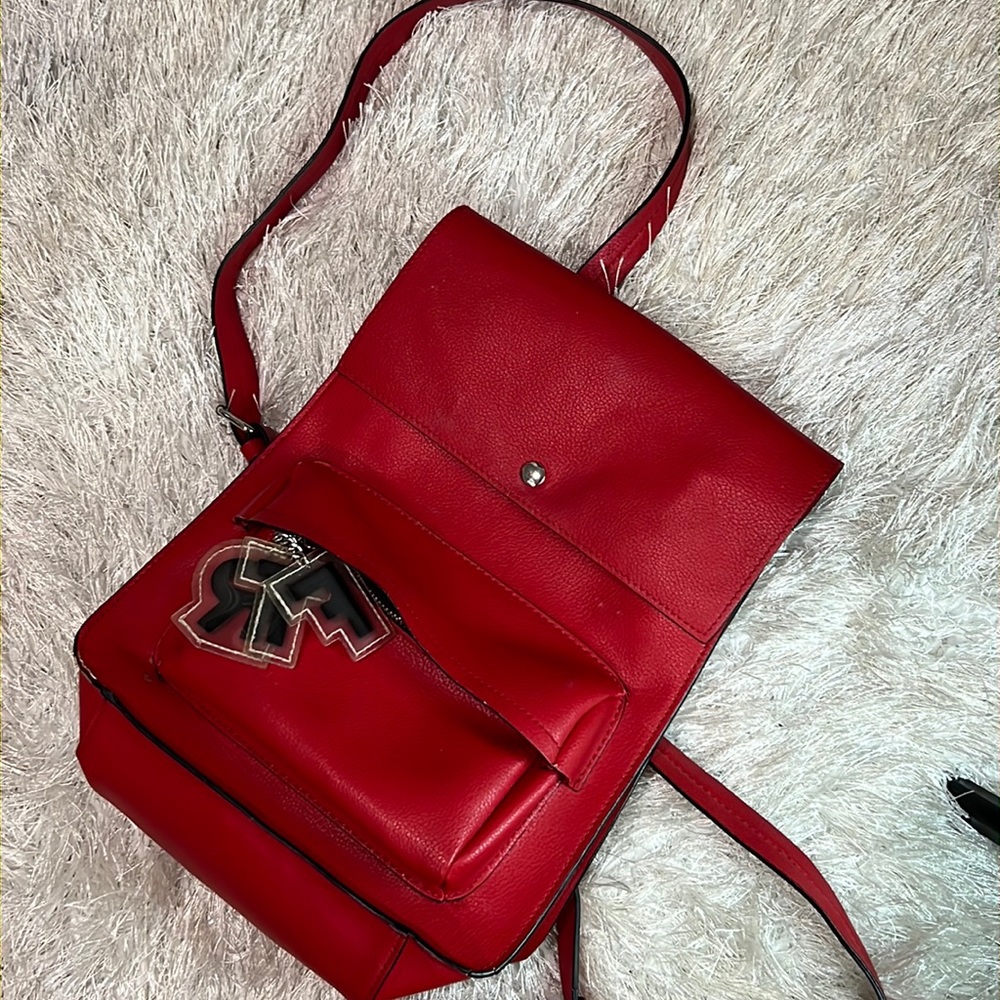 Zara Red Backpack